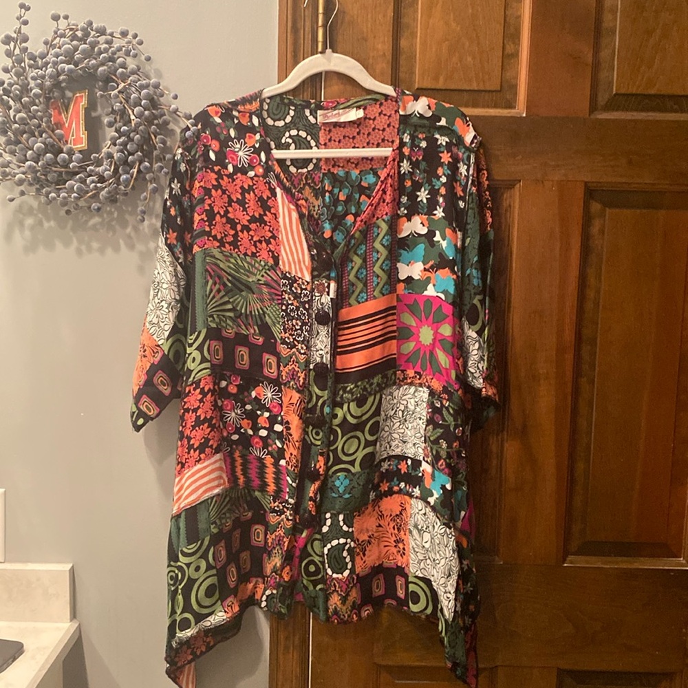 Sterling Styles Multi Print Tunic